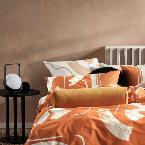 Arden Apricot Quilt Cover Set by Linen House