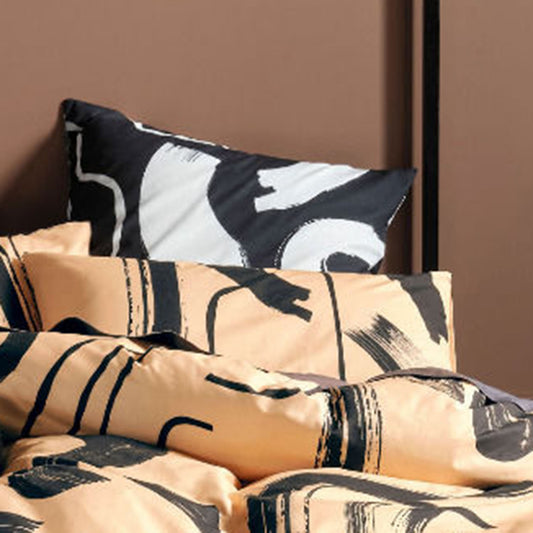 Arden Taupe Quilt Cover Set by Linen House