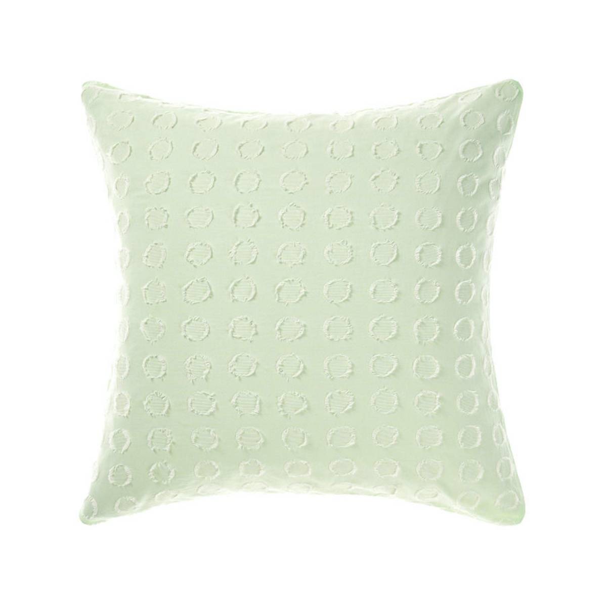 Benedita Mint European Pillowcase by Linen House