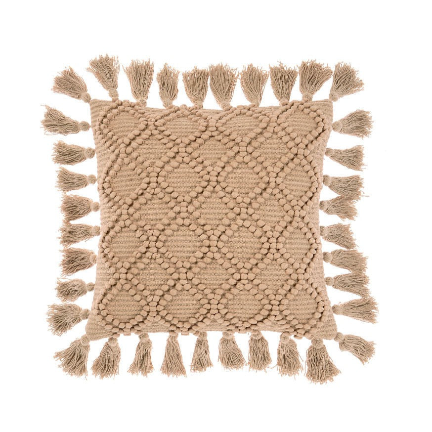 Circlet Biscotti Cushion 48 x 48cm by Linen House