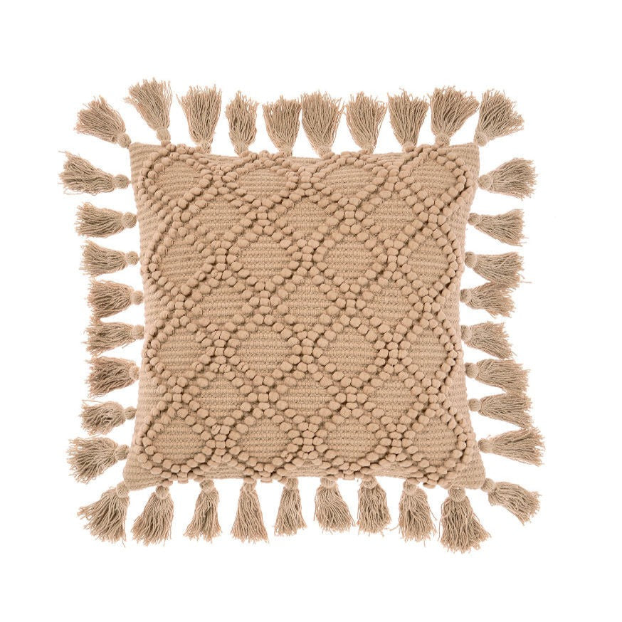 Circlet Biscotti Cushion 48 x 48cm by Linen House