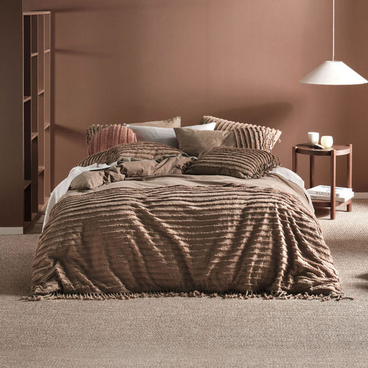 Dunaway Timber Quilt Cover Set by Linen House