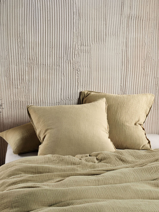 Elysian Eucalyptus European Pillowcase by Linen House