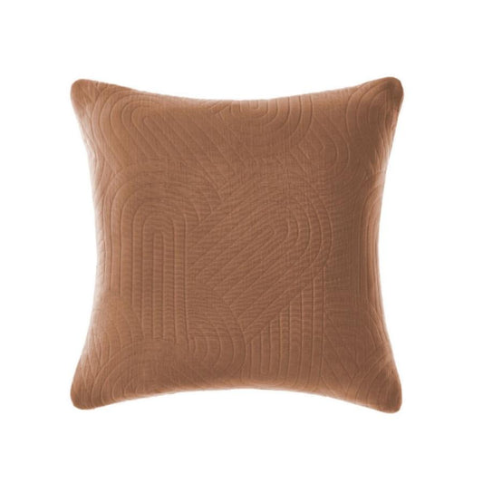 Lila Pecan Cushion 48 x 48 cm by Linen House