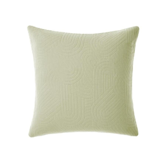 Lila Wasabi European Pillowcase by Linen House