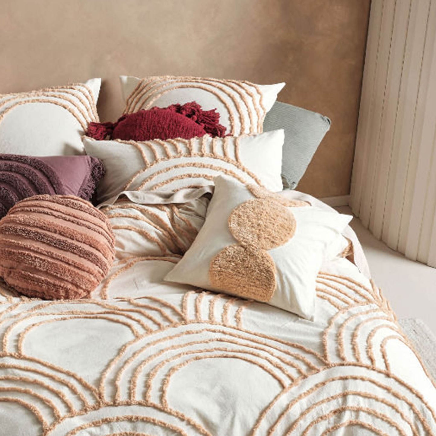 Ojai Sugar Quilt Cover Set by Linen House