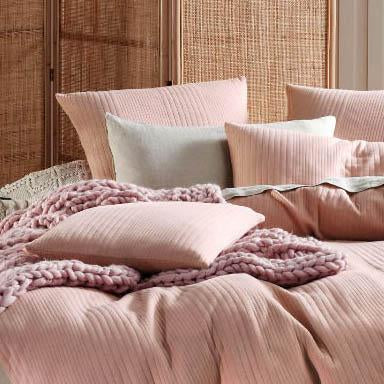 Osmond Quilt Cover Set Rose by Linen House