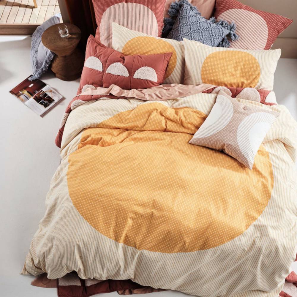 Solar Marigold Quilt Cover Set by Linen House