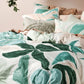 Terrarium Green Quilt Cover Set by Linen House