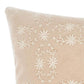 Abigail Sand Square filled Cushion 45 x 45cm by Linen House