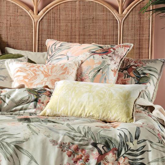 Briella Stone Quilt Cover Set by Linen House