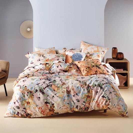 Fergie Peony 65 x 65cm European Pillowcase by Linen house