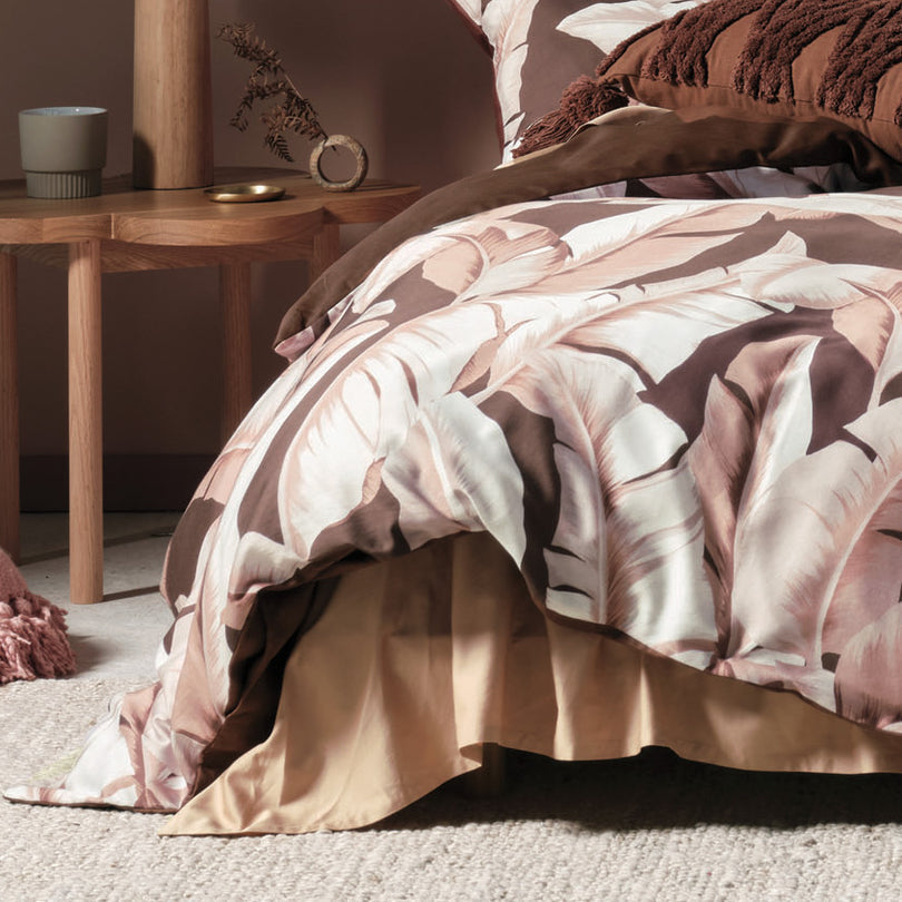 Kalena Cinnamon Quilt Cover Set