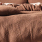Lila Pecan Quilt Cover Set by Linen House
