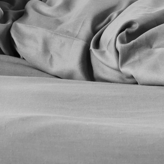Triblend Linen Cotton Lyocell Quilt Cover Set ASH by Linen House