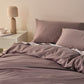 Triblend Linen Cotton Lyocell Quilt Cover Set DUSK by Linen House