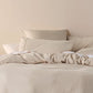 Triblend Linen Cotton Lyocell Quilt Cover Set NATURAL by Linen House