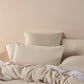 Triblend European Pillowcase NATURAL by Linen House