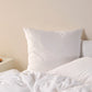 Triblend European Pillowcase WHITE by Linen House