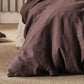 Nimes Linen Quilt Cover Set ESPRESSO  by Linen House