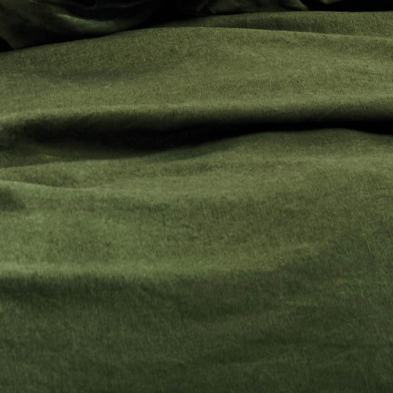 Nimes Fern Linen Quilt Cover Set by Linen House