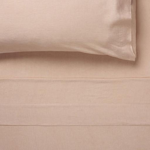 Nimes Pure Linen NUDE Sheet Set by LINEN HOUSE