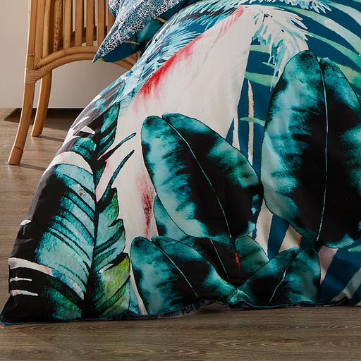 Mauritius Teal Quilt Cover Set  By Logan & Mason