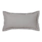 Ascot Pewter 30x60cm Long Filled Cushion by Logan and Mason Platinum