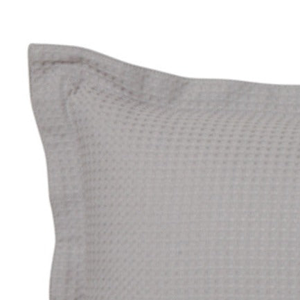 Ascot Pewter 30x60cm Long Filled Cushion by Logan and Mason Platinum