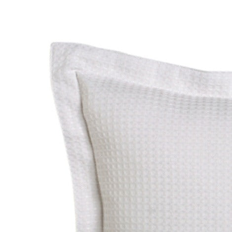 Ascot White Square Filled Cushion by Logan and Mason Platinum