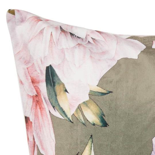 Camilla Olive European Pillowcase by Logan and Mason Platinum