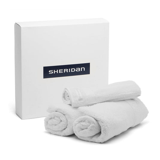 Luxury Egyptian Towel Gift Set by Sheridan SNOW