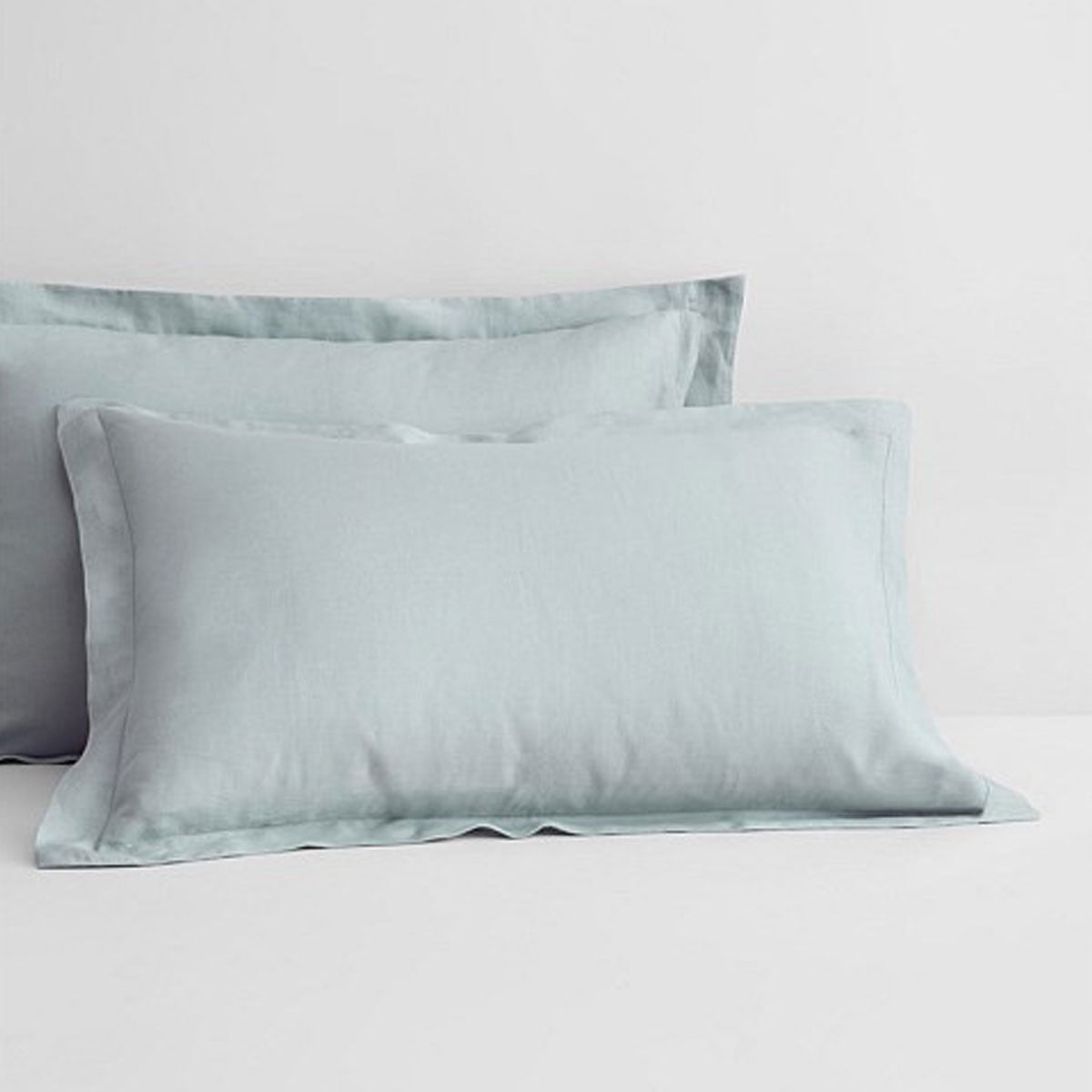 Abbotson Mint Frost Linen Tailored Pillowcase Pair by Sheridan