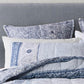 Olani Blue European Pillowcase by Private Collection