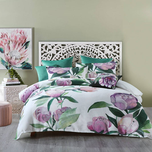 Charmaine White Quilt Cover Set by Bianca