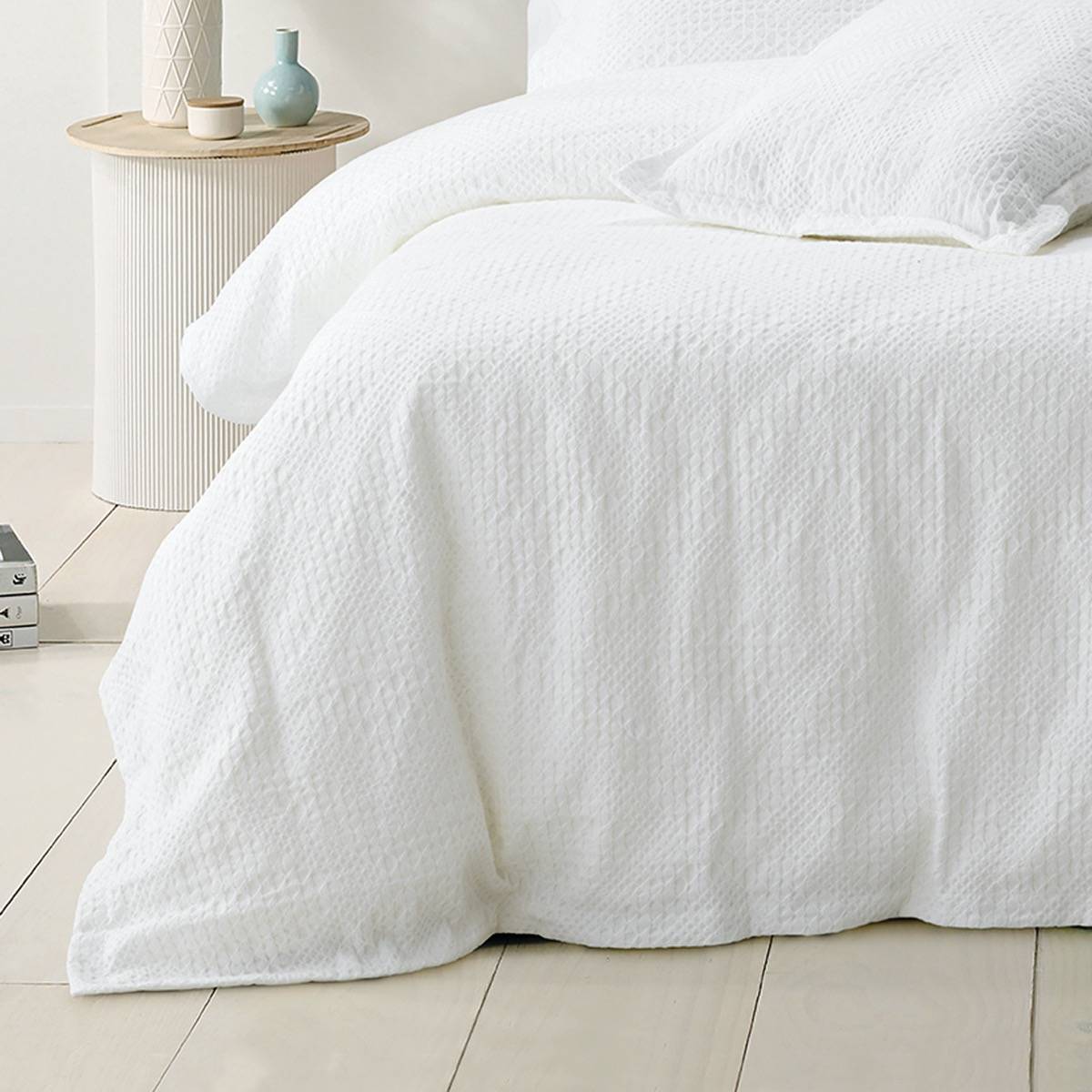 Colca White Quilt Cover Set by Bianca