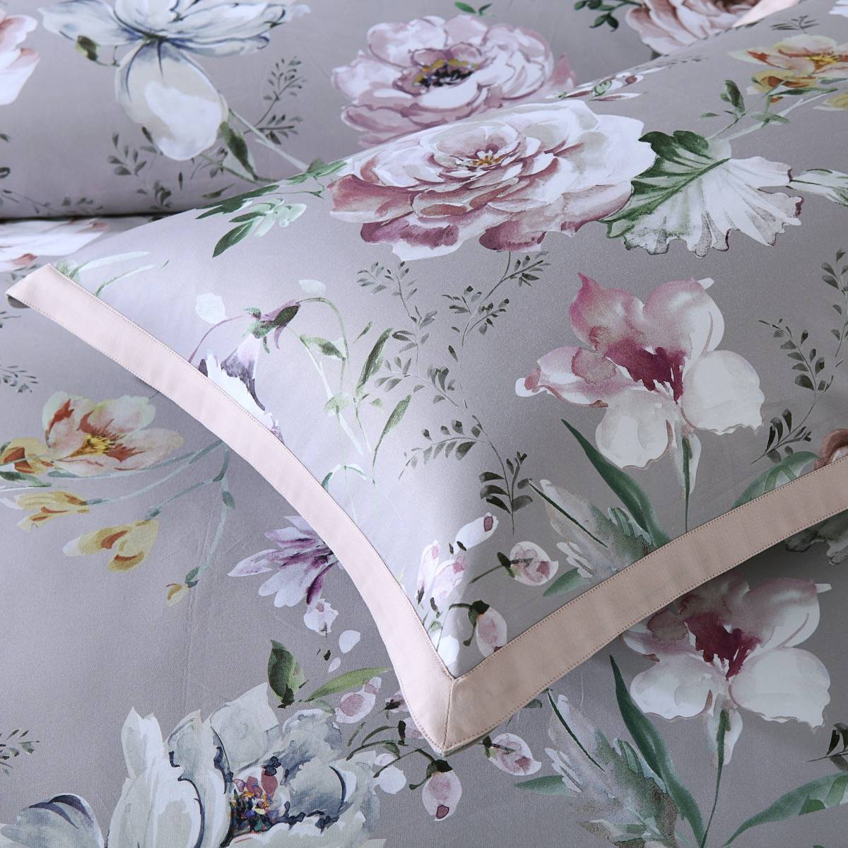 Montrose Aubergine Quilt Cover Set by Bianca