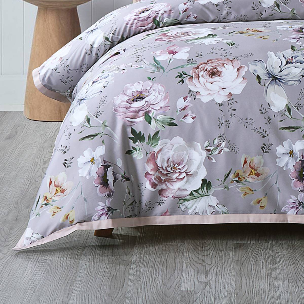 Montrose Aubergine Quilt Cover Set by Bianca