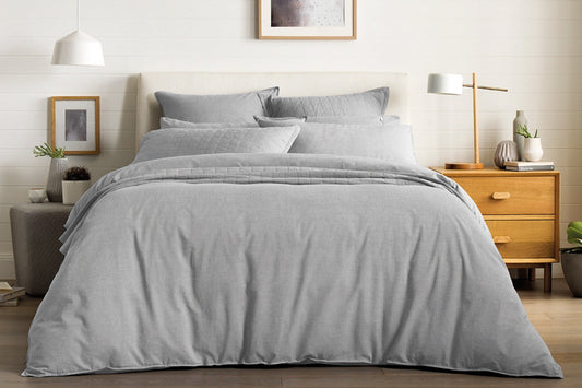 Reilly Fog quilt cover set