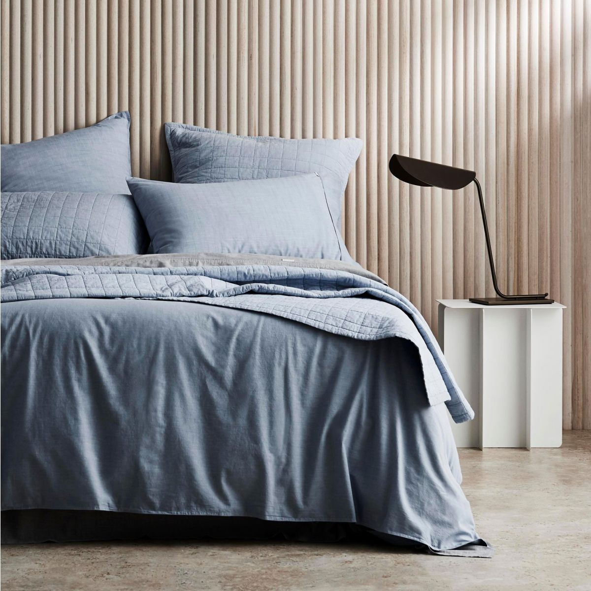 Reilly Chambray Bed Cover by Sheridan