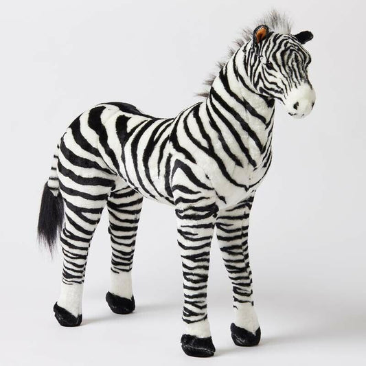 Large Standing Zebra by Jiggle & Giggle