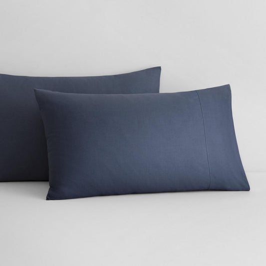 Abbotson Ink Linen Standard Pillowcase Pair by Sheridan