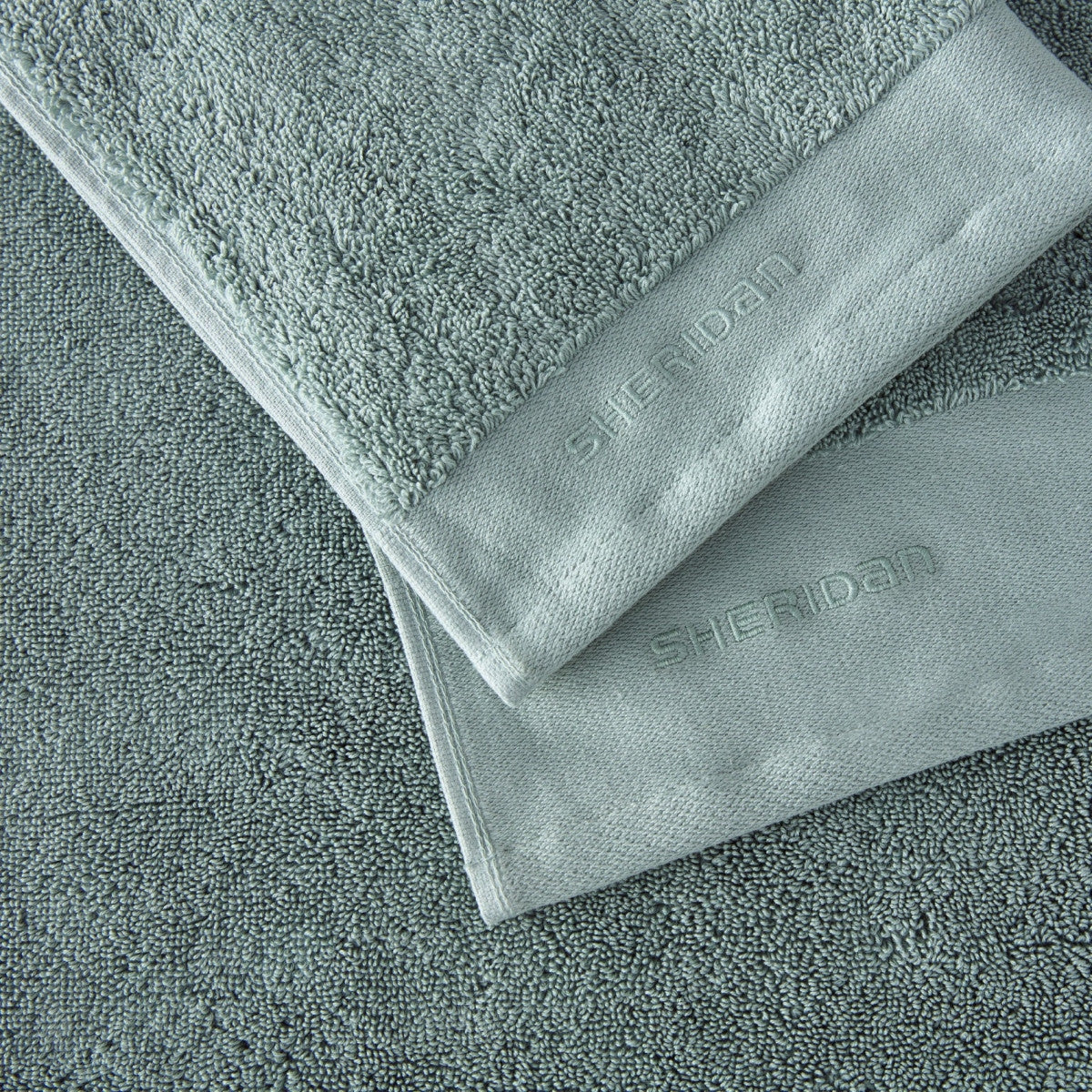 Luxury Retreat Sea Green Towel Collection by Sheridan