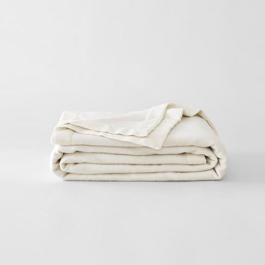 Sheridan Classic Wool Blanket IVORY