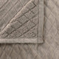 Mansfield Silver Grey Sherpa Blanket by Bianca