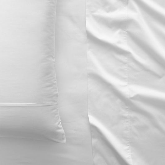 500tc Superfine Twill Sheet Set SNOW by Sheridan