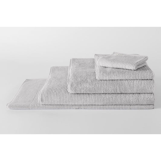 Living Textures Trenton Towel Collection by Sheridan SILVER GREY