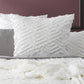 Chevvy White Vintage Washed Tufted Quilt Cover Set by Revive Living